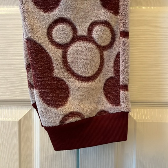 New Disney Mickey Mouse Crew Neck Jogger Set Fleece Women’s X-Large - Picture 6 of 8